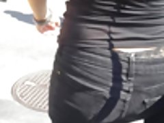 Putass culo de calzon de encaje negro perra turca a pie
