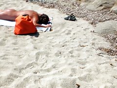 Cangrejo xxx masturba para una milf playa, casi llegó en el culo ...