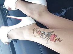 Videos poros mi tatuaje de tobillo pierna pantyhosed
