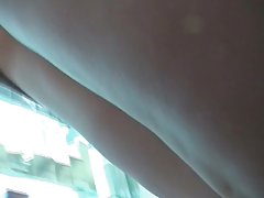 Upskirt sexo con chica en el supermercado
