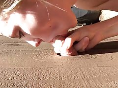 Rubia putas guapas amateur al aire libre Gloria agujero