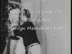 Video porno video marilyn monroe original $ 1,500,000 sexo mentira cinta!