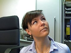 caliente real porn videos secretaria alemana en medias negras creampie carajo