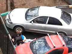 estacionamiento modelos desnudas porno público sexo!!!