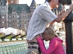 Hermosa xxx video sexo chica rubia folla al aire libre