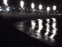 Voyeur ver videos xxx porno pareja amateur sexo en la playa del mar de Barcelona