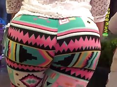 Xxx putasxxx big booty bbw latina en coloridas polainas